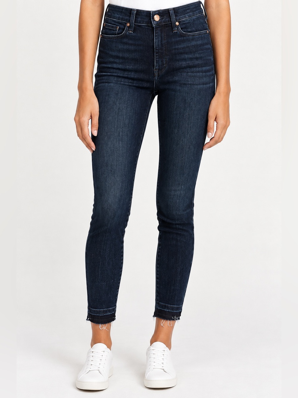 AYR The Riser High Rise Skinny Jeans Indigo Dark Wash Size W 27 L 26 $225